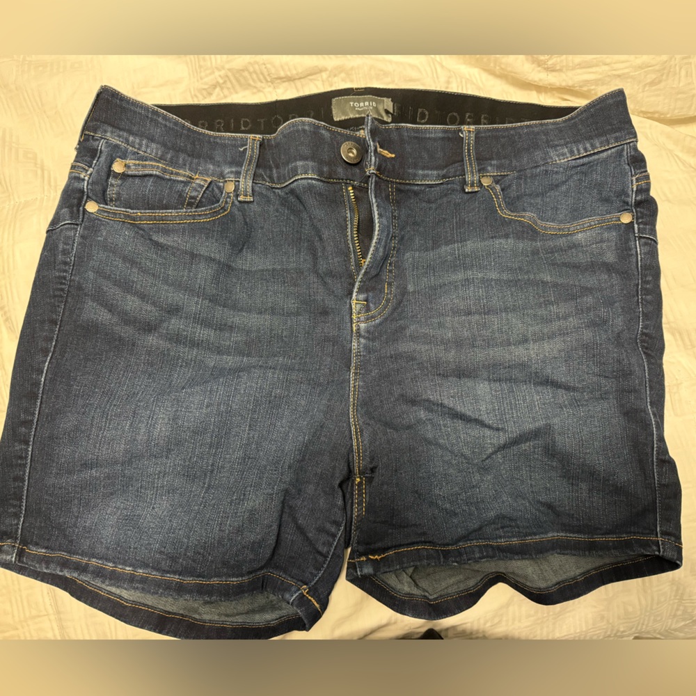 torrid jean shorts
